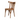 Light brown wooden fan back dining chair