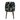 Chair with tropical leaf pattern on a white background