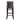 Bar stool with plaid cushioned seat on a white background