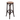 Bar stool with decorative cushioned seat on a white background