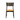 Chair with plaid backrest and yellow cushion on a white background