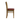 Wooden chair with a red cushion on a white background