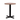 Naples Dining Table with Round Laminate Top
