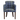 Plaid armchair with wooden legs on a white background