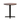 Naples Dining Table with Solid Round Wood Top