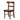 Side view of a Vintage wooden Country chair