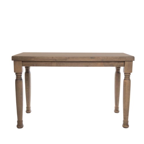 Farmhouse Rectangle Traditional Dining Table Weathered Oak Wooden Legs Pubstuff 2