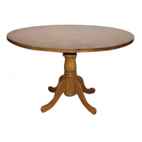 Stowe Round Pedestal Dining Table Soft Oak