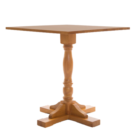 Stowe Square Pedestal Dining Table Soft Oak