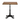 Metal Verona dining table with weathered oak wooden table top