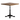 Metal Verona dining table with weathered oak wooden table top