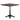 Metal Verona dining table with vintage  wooden table top