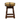 Traditional Low Stool with Button and Piping