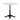 Metal Verona dining table with marble laminate table top