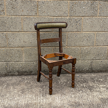 Country Dining Chair with Padded Back