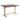 Boston Rectangle Dining Table with Painted Cream Base