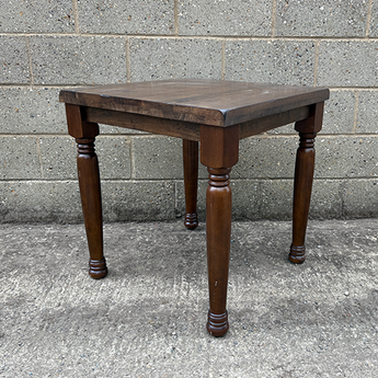 Farmhouse Square Dining Table in Dark Walnut