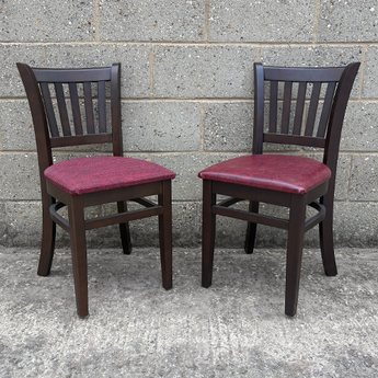 Ohio Dining Chairs in Dark Walnut