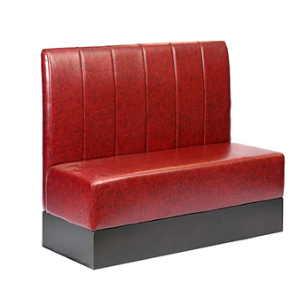 Single Booth Seating with Fluting