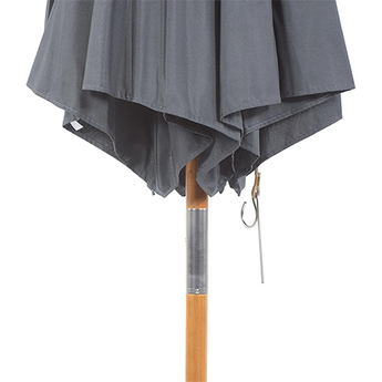 Dark grey table parasol