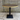 Vintage Round Table Top with Brass Edge