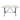 Garda Metal Dining Table with Laminate Top