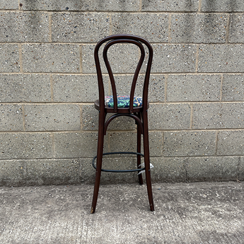 Bistro Bar Chair in Dark Walnut
