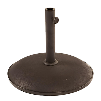 Black table parasol base