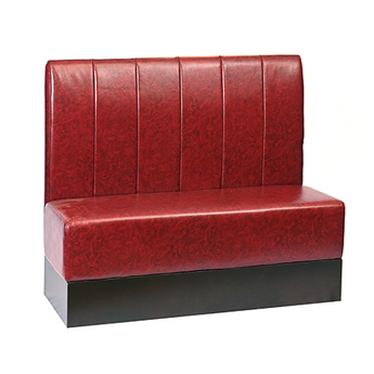 Single Booth Seating with Fluting