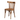 Wooden chair with a white background