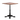 Metal Verona dining table with yukon oak laminate table top