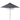 Dark grey table parasol
