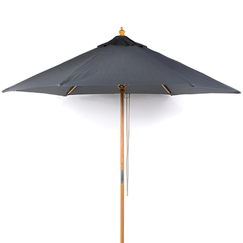 Dark grey table parasol