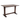 Dark walnut Boston rectangle dining table
