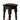 Wooden stool with a red cushioned seat on a white background