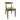 Wooden chair with a floral cushion on a white background