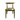 Wooden chair with a floral cushion on a white background