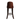 Brown bar stool on a white background