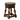 Traditional Low Stool with Piping