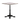 Metal Verona dining table with toscano laminate table top