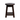 Button Top Low Bar Stool with Wooden Seat