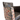 Floral-patterned armrest of a chair with a plain background