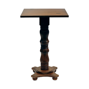 Pedestal Poseur Square Table