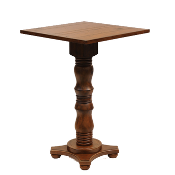 Pedestal Poseur Square Table