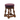 Traditional Low Stool with Button