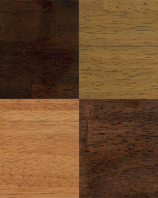 Four different wood textures arranged in a 2x2 grid.