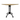 Garda Single Square Dining Table with Solid Wood Top